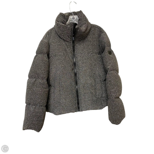 Coat Puffer & Quilted By Michael By Michael Kors In Silver, Size: L