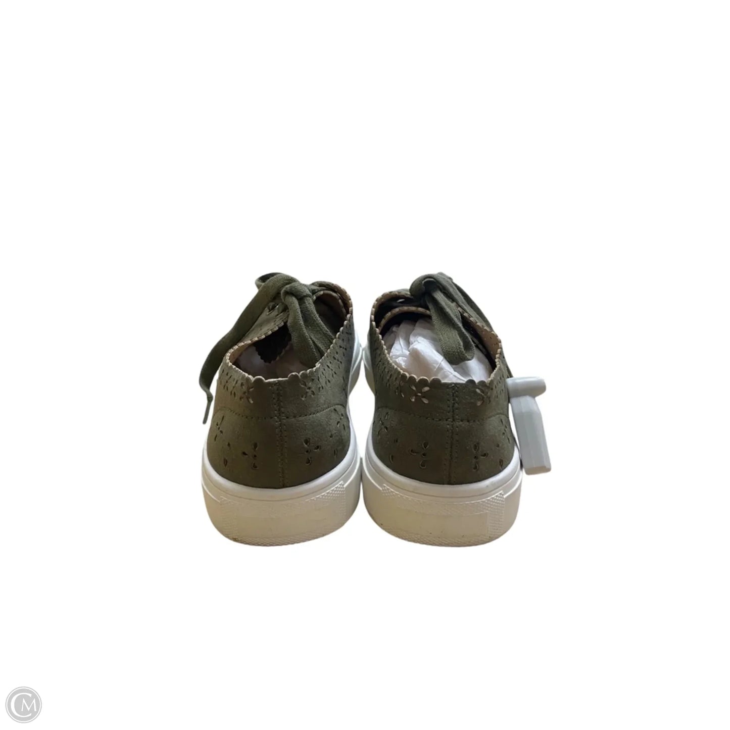 Shoes Sneakers By Loft In Green, Size: 9.5