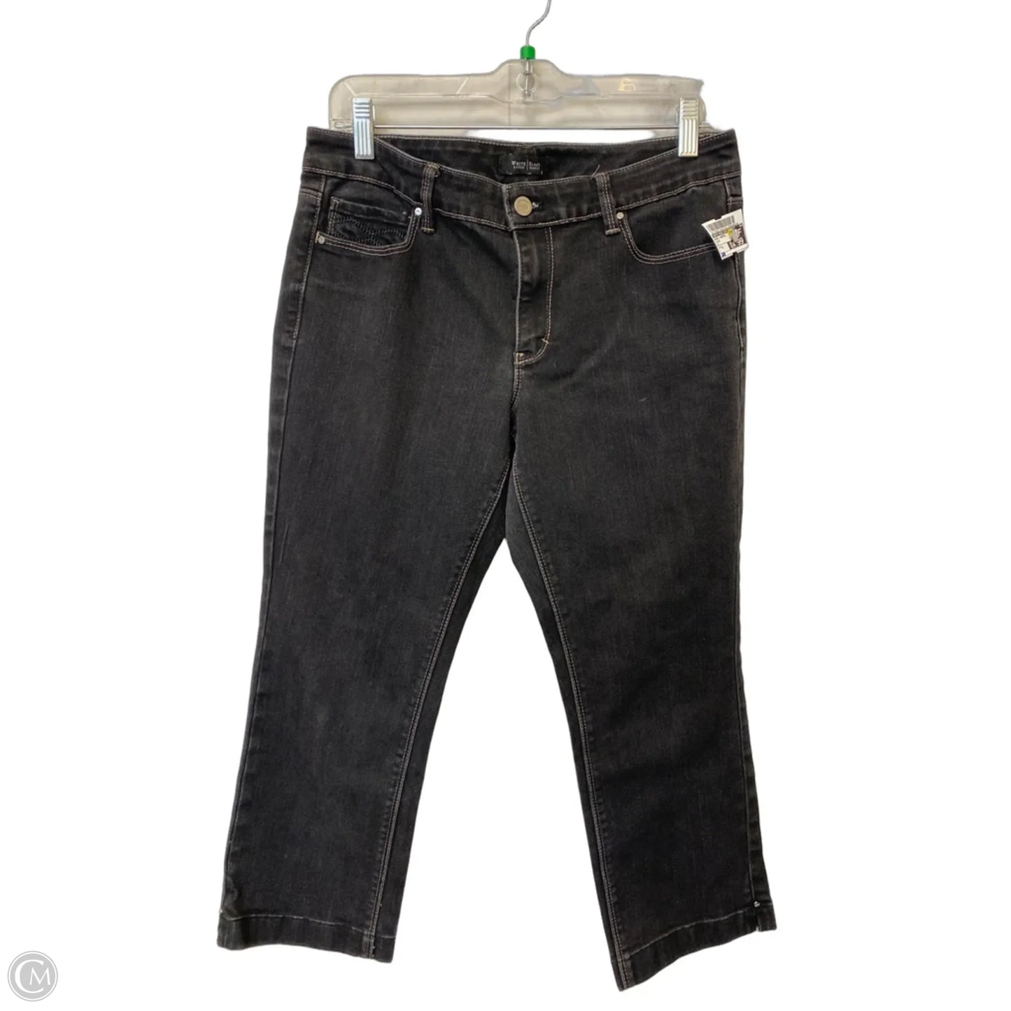 Pants Cropped By White House Black Market In Black, Size: 8