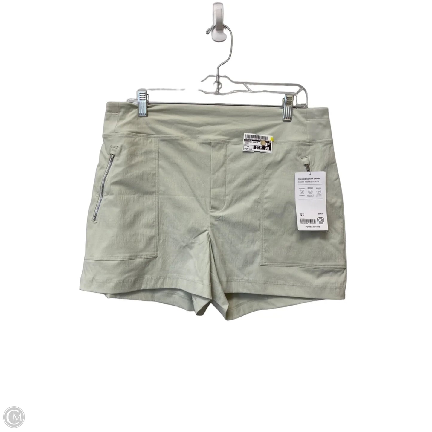 Athletic Shorts By Athleta In Green, Size: 14