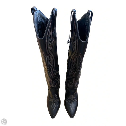 Boots Western By Steve Madden In Black, Size: 8.5