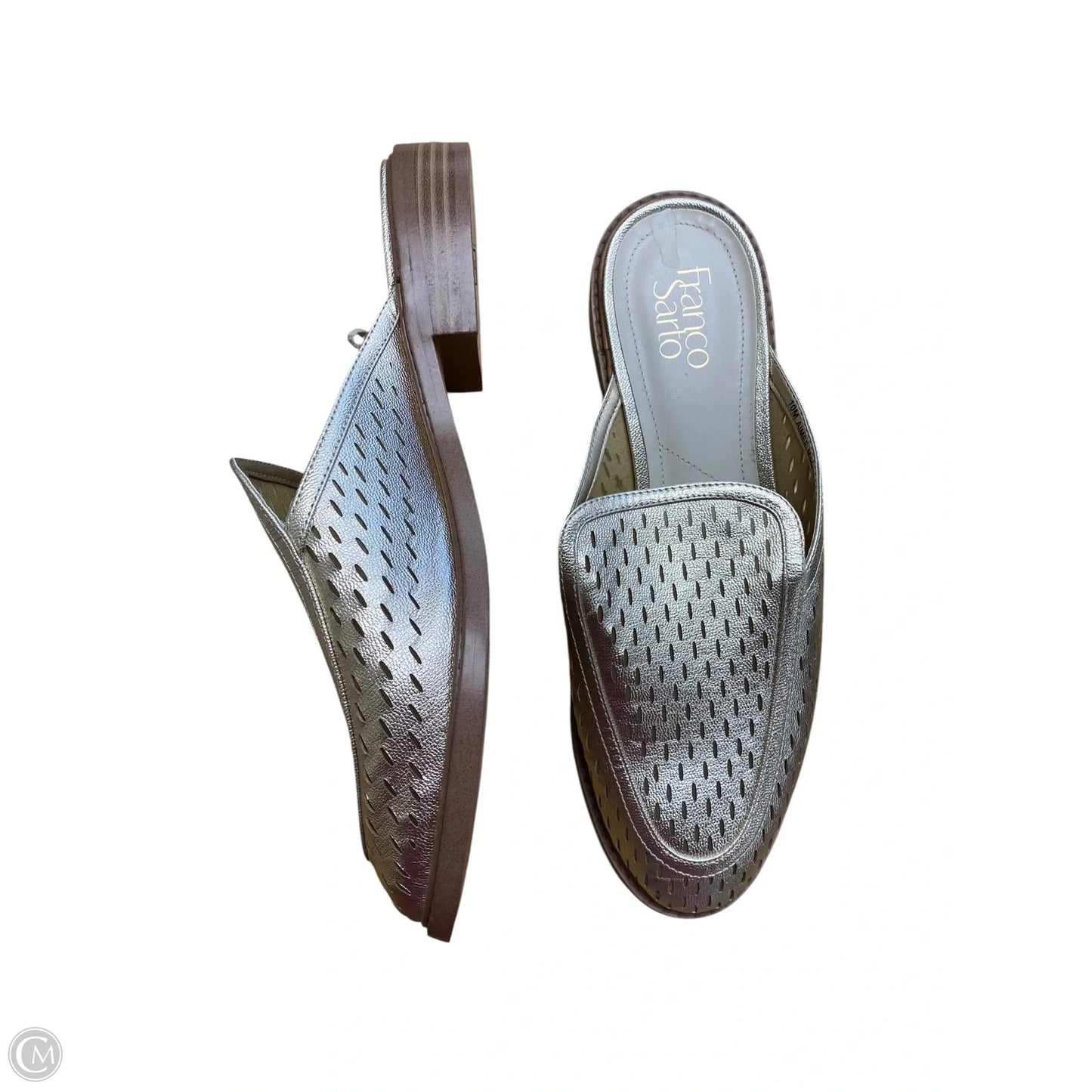 Shoes Flats By Franco Sarto In Gold, Size: 10