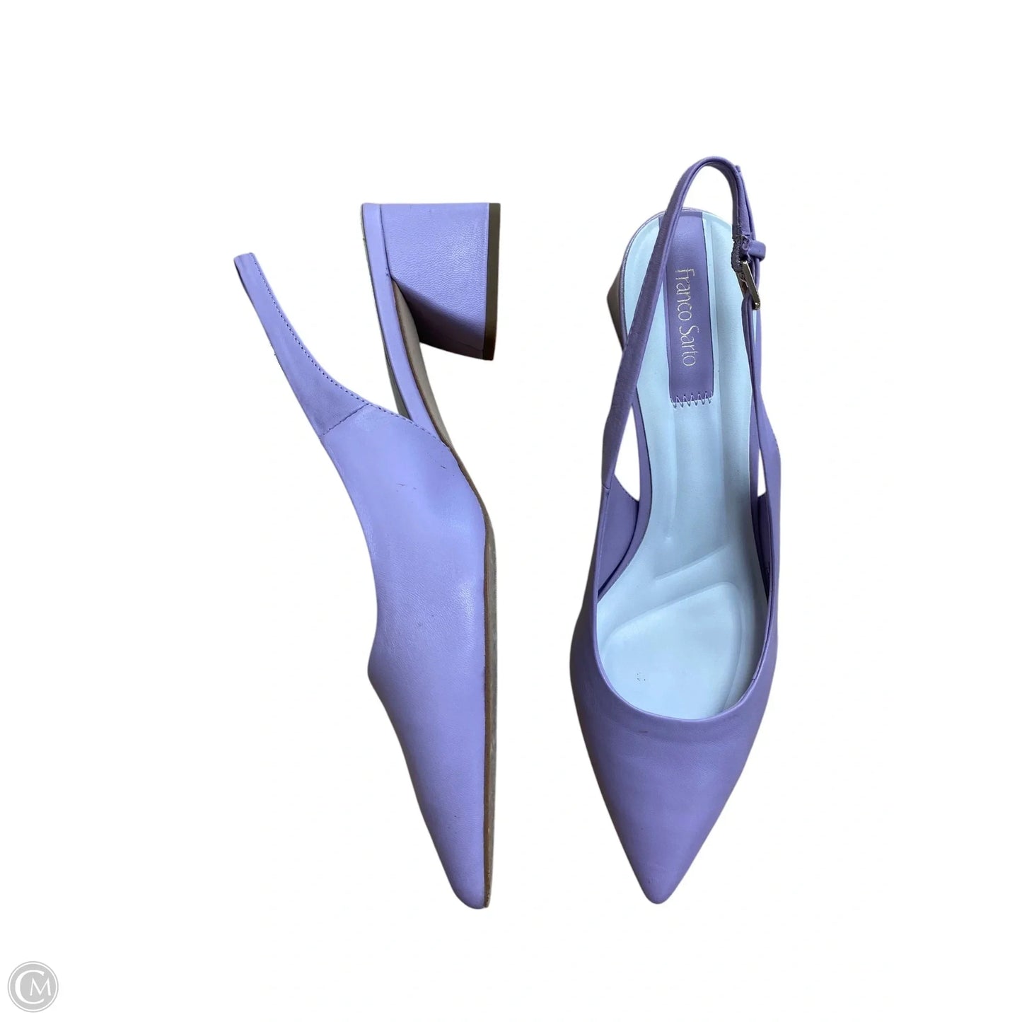 Shoes Heels Block By Franco Sarto In Purple, Size: 10