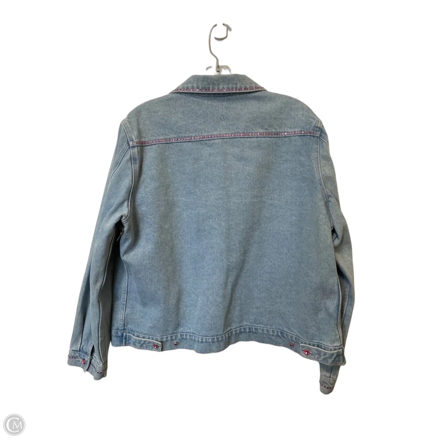 Jacket Denim By Christine Alexander In Blue Denim, Size: Xl