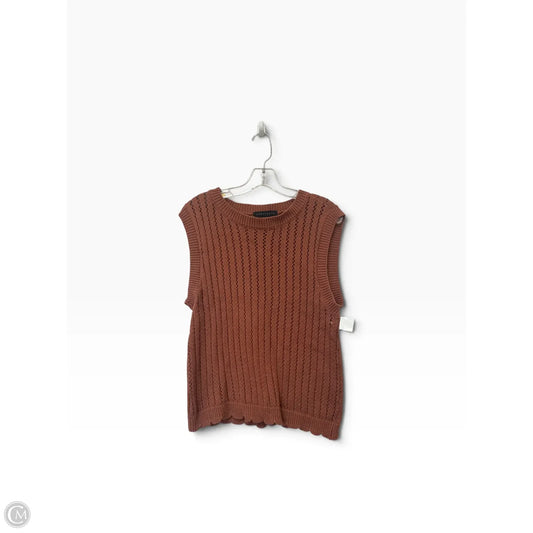 Vest Sweater By Sanctuary In Brown, Size: M