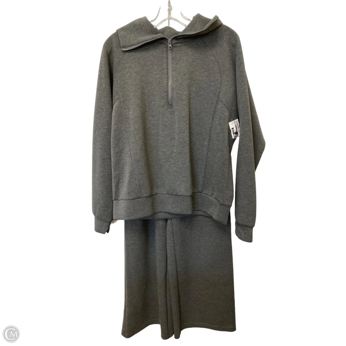 Athletic Pants 2pc By Anrabess In Grey, Size: M