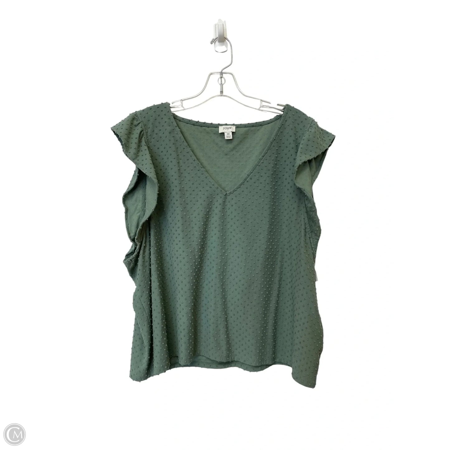 Top Sleeveless By J. Crew In Green, Size: 3x