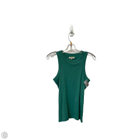 Top Sleeveless By Madewell In Green, Size: S