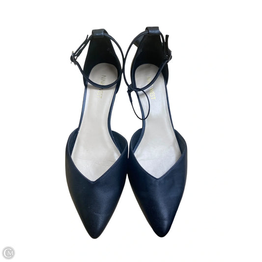 Shoes Heels Wedge By Nine West In Black, Size: 7.5