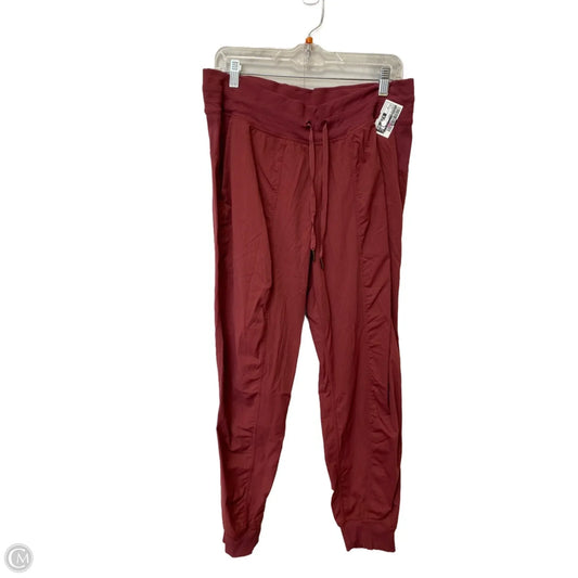 Athletic Pants By Lululemon In Pink, Size: 12