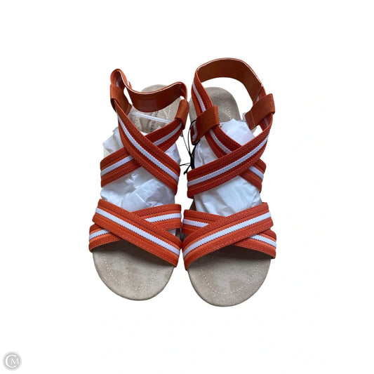 Shoes Heels Wedge By St Johns Bay In Orange, Size: 7.5