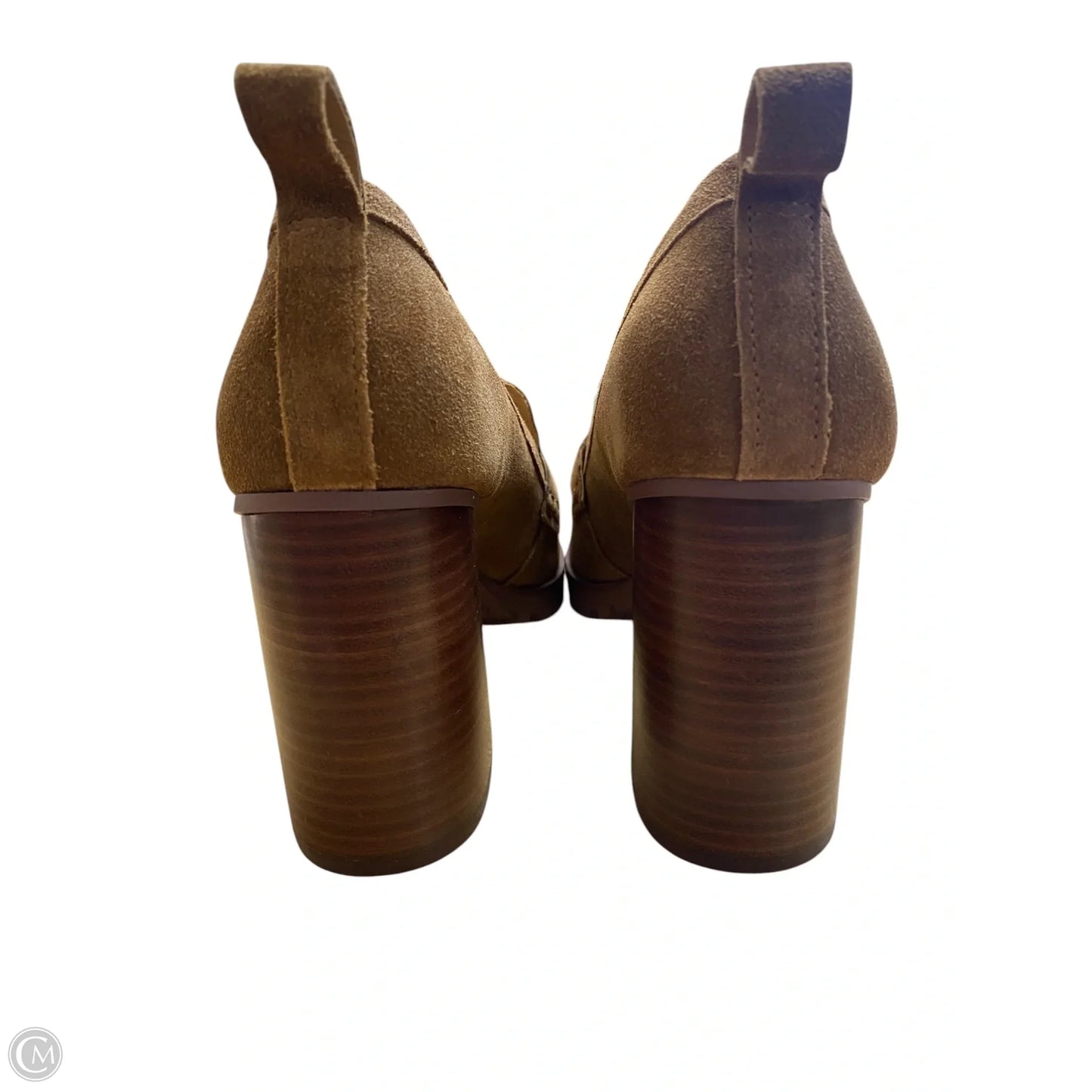 Shoes Heels Block By Crown Vintage In Brown, Size: 8.5