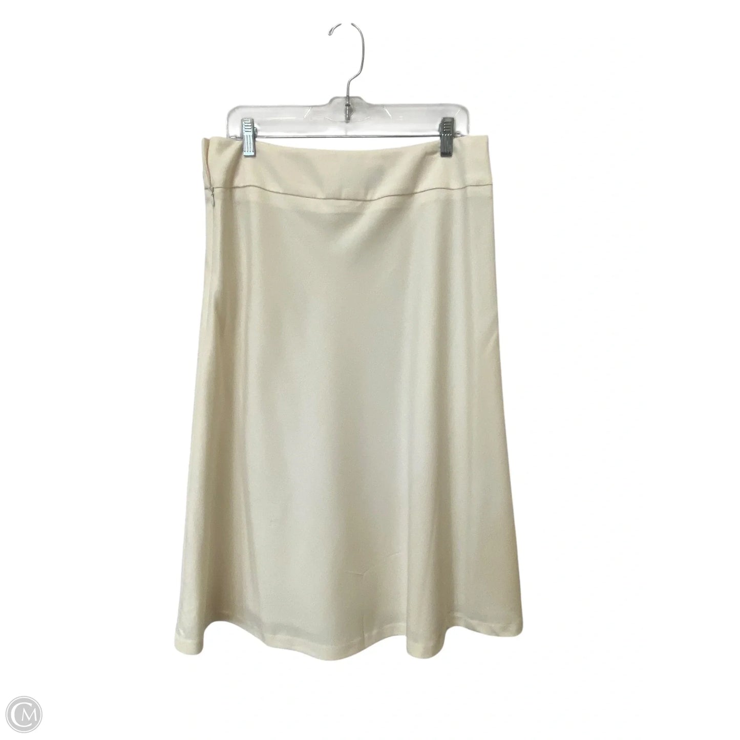 Skirt Maxi By Talbots In Cream, Size: 12p