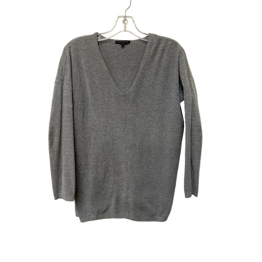 Top Long Sleeve By Staccato In Grey, Size: M