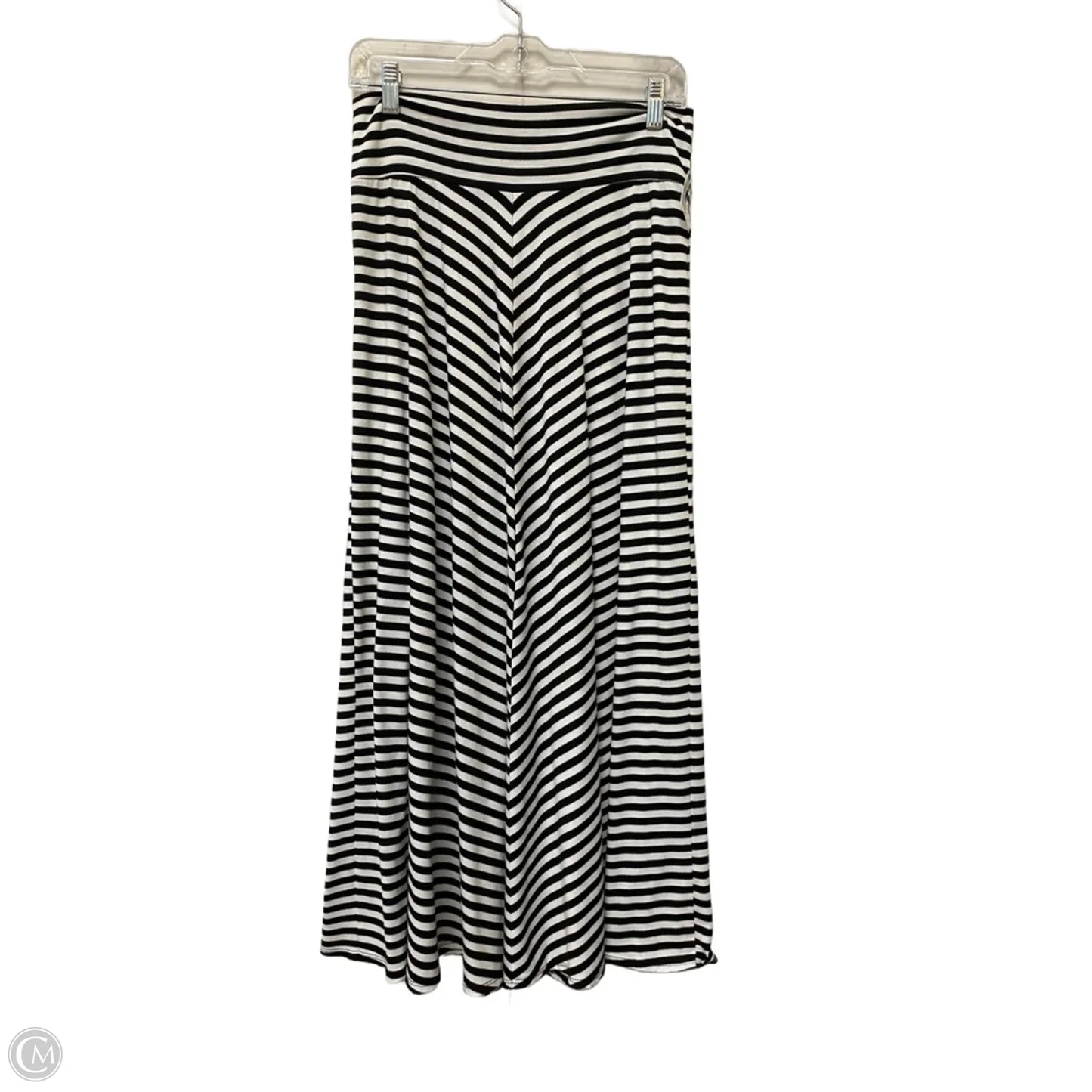 Skirt Maxi By Ab Studio In Striped Pattern, Size: L