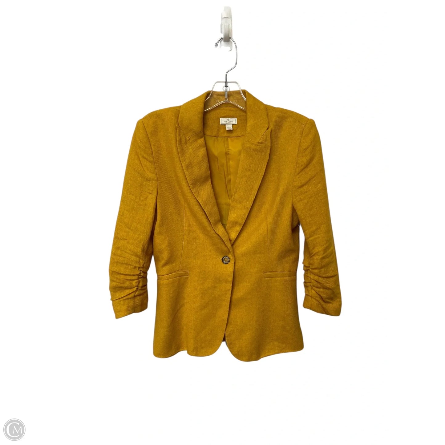 Blazer By Jules & Leopold In Yellow, Size: Xs