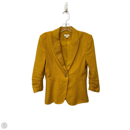 Blazer By Jules & Leopold In Yellow, Size: Xs