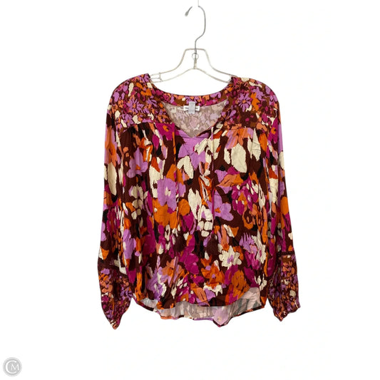 Top Long Sleeve By Tribal In Multi-colored, Size: S