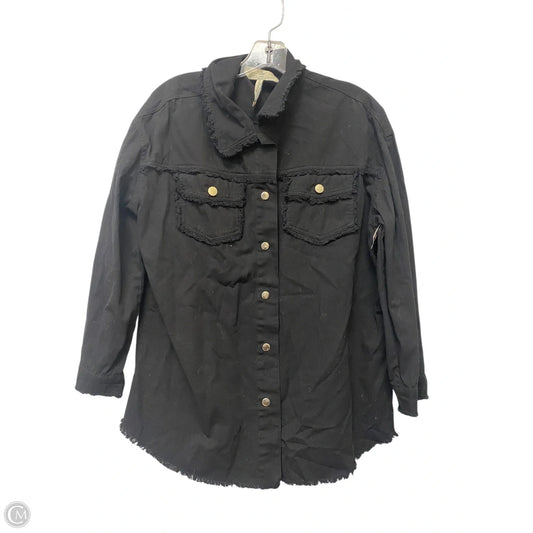 Jacket Denim By Cmc In Black, Size: S