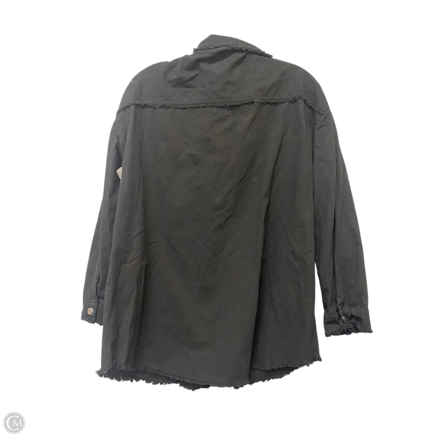 Jacket Denim By Cmc In Black, Size: S