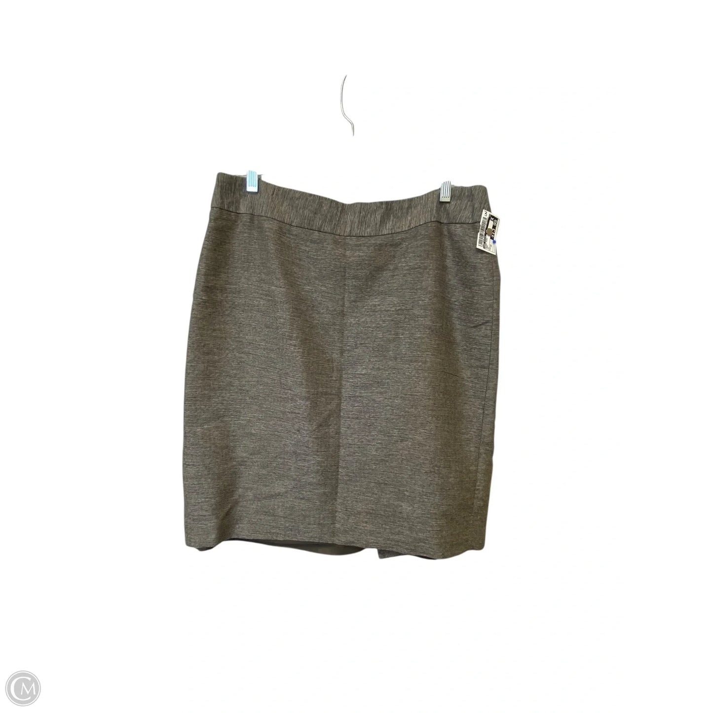 Skirt Midi By Ann Taylor In Grey, Size: 12