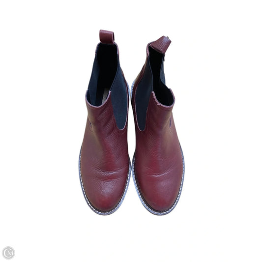 Boots Ankle Flats By Caslon In Red, Size: 7