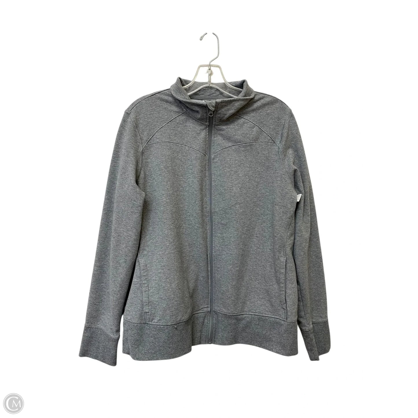 Athletic Jacket By Athletic Works In Grey, Size: Xl