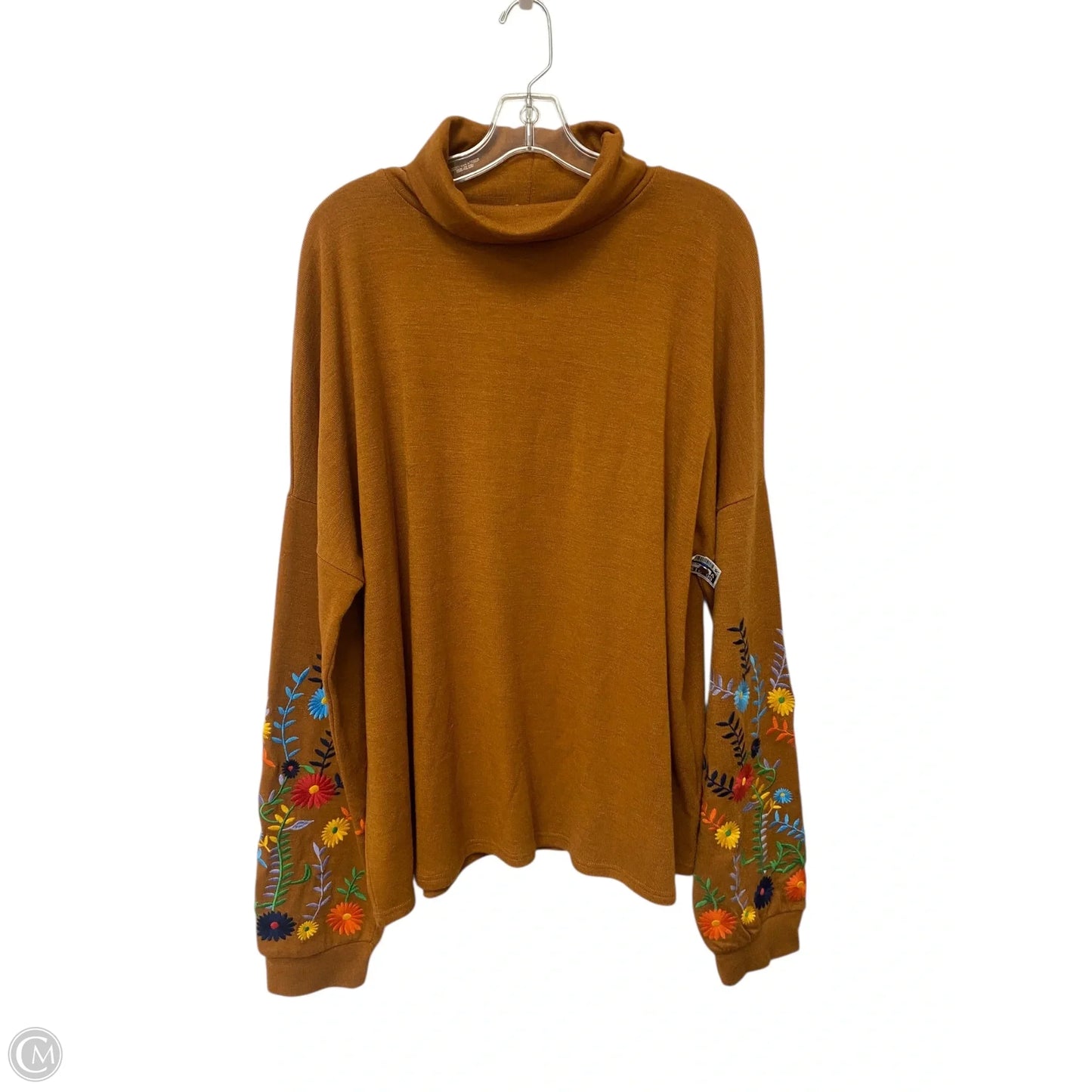 Sweatshirt Collar By Cmc In Brown, Size: 3x