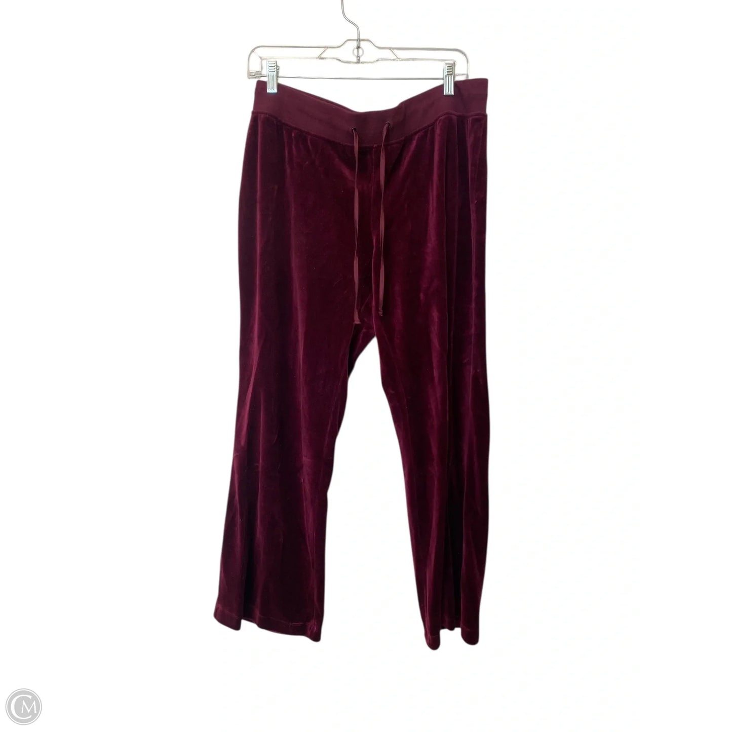 Lounge Set Pants By Made For Life In Maroon, Size: L