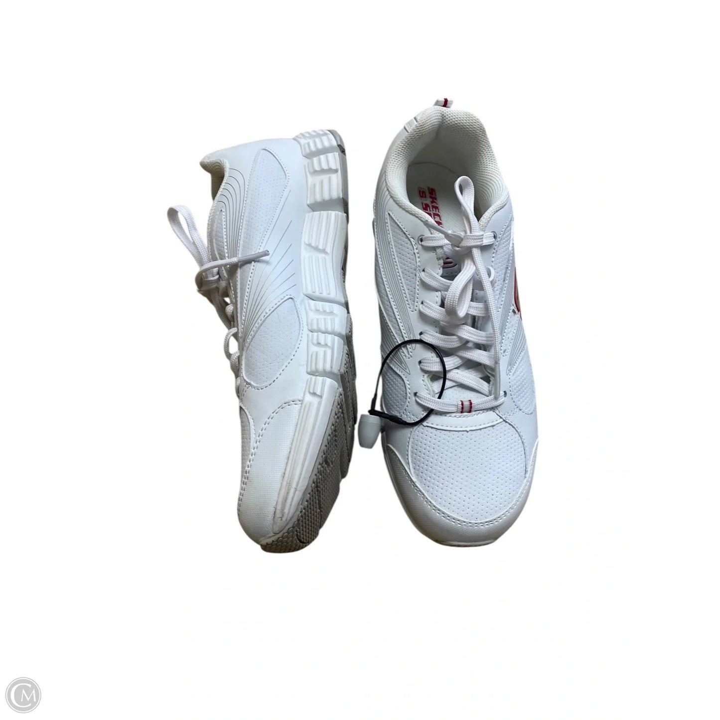 Shoes Athletic By Skechers In White, Size: 9.5