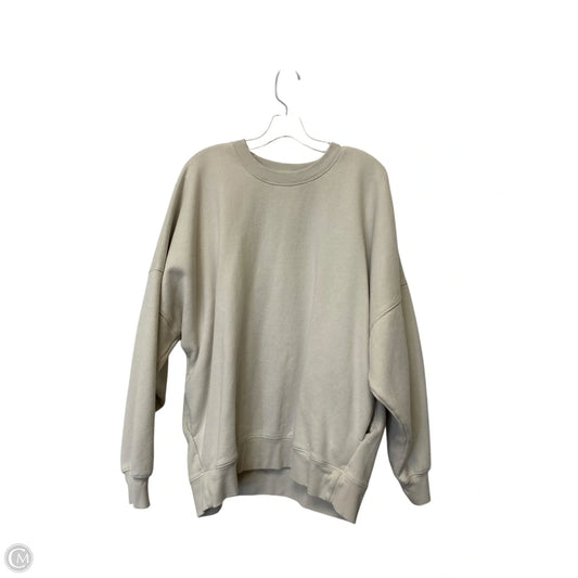 Sweatshirt Crewneck By Tuff Athletics In Beige, Size: 2x