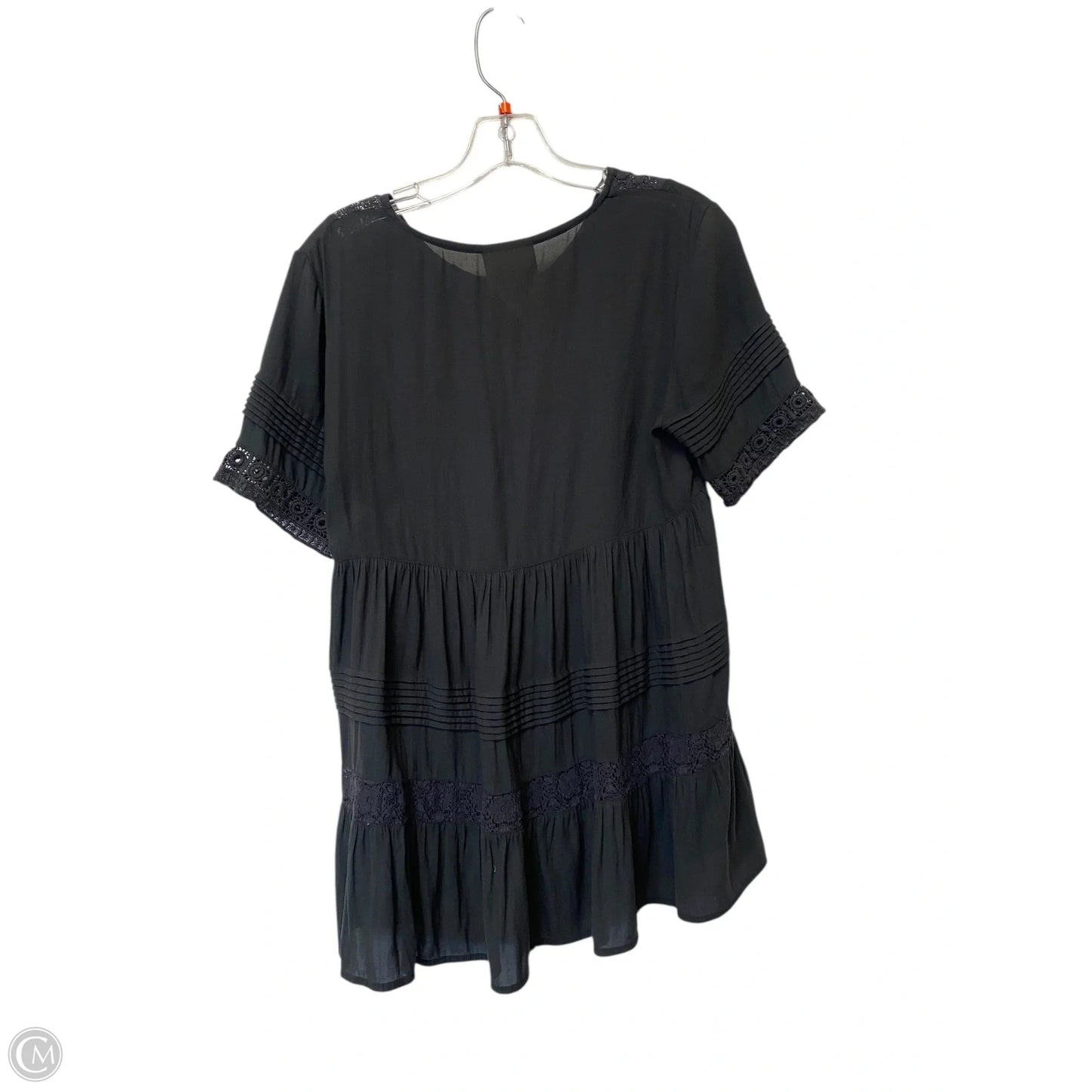 Top Short Sleeve By Maeve In Black, Size: S