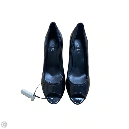Shoes Heels Wedge By Vaneli In Black, Size: 8