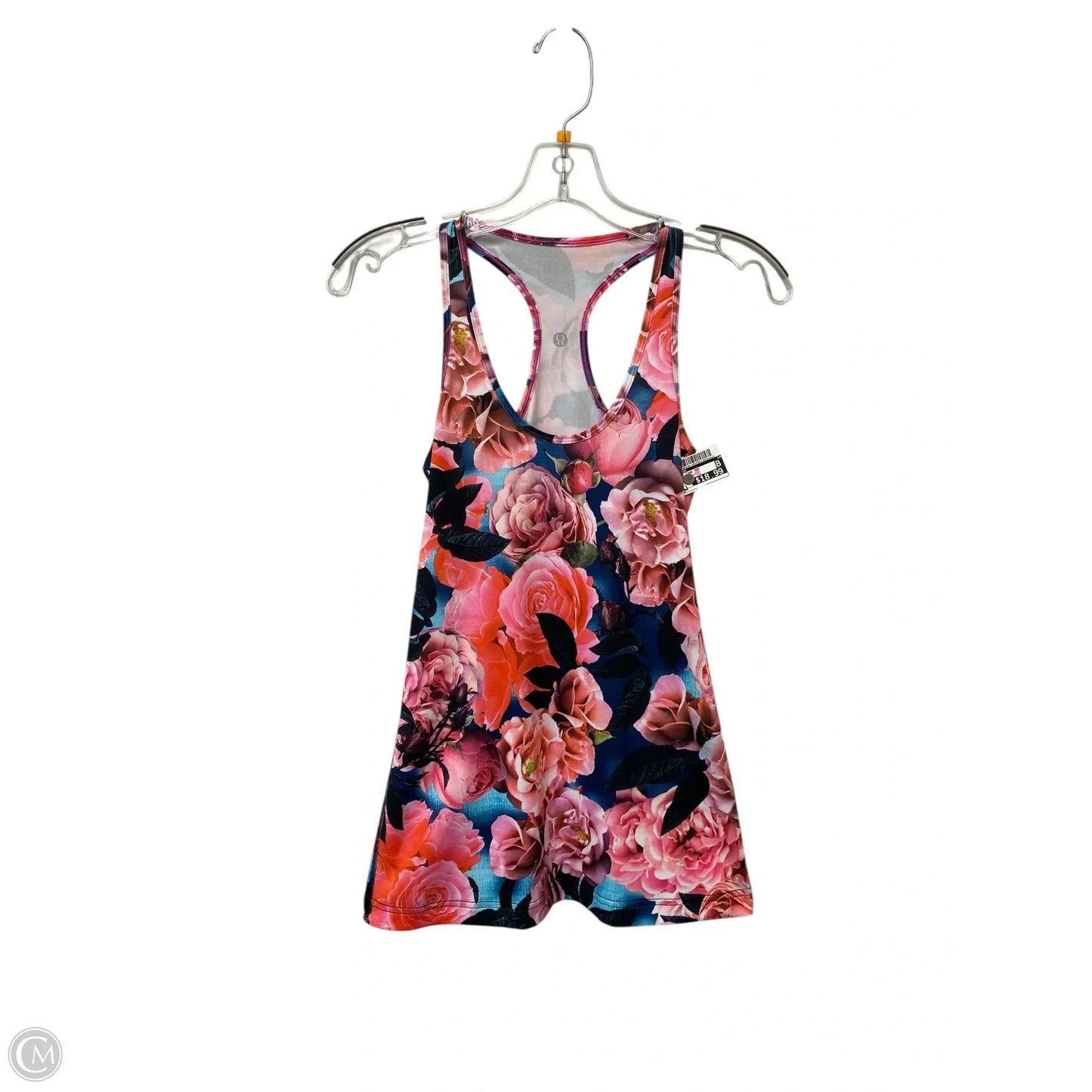 Athletic Tank Top By Lululemon In Floral Print, Size: 2
