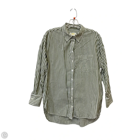 Top Long Sleeve By Maeve In Green, Size: Xs