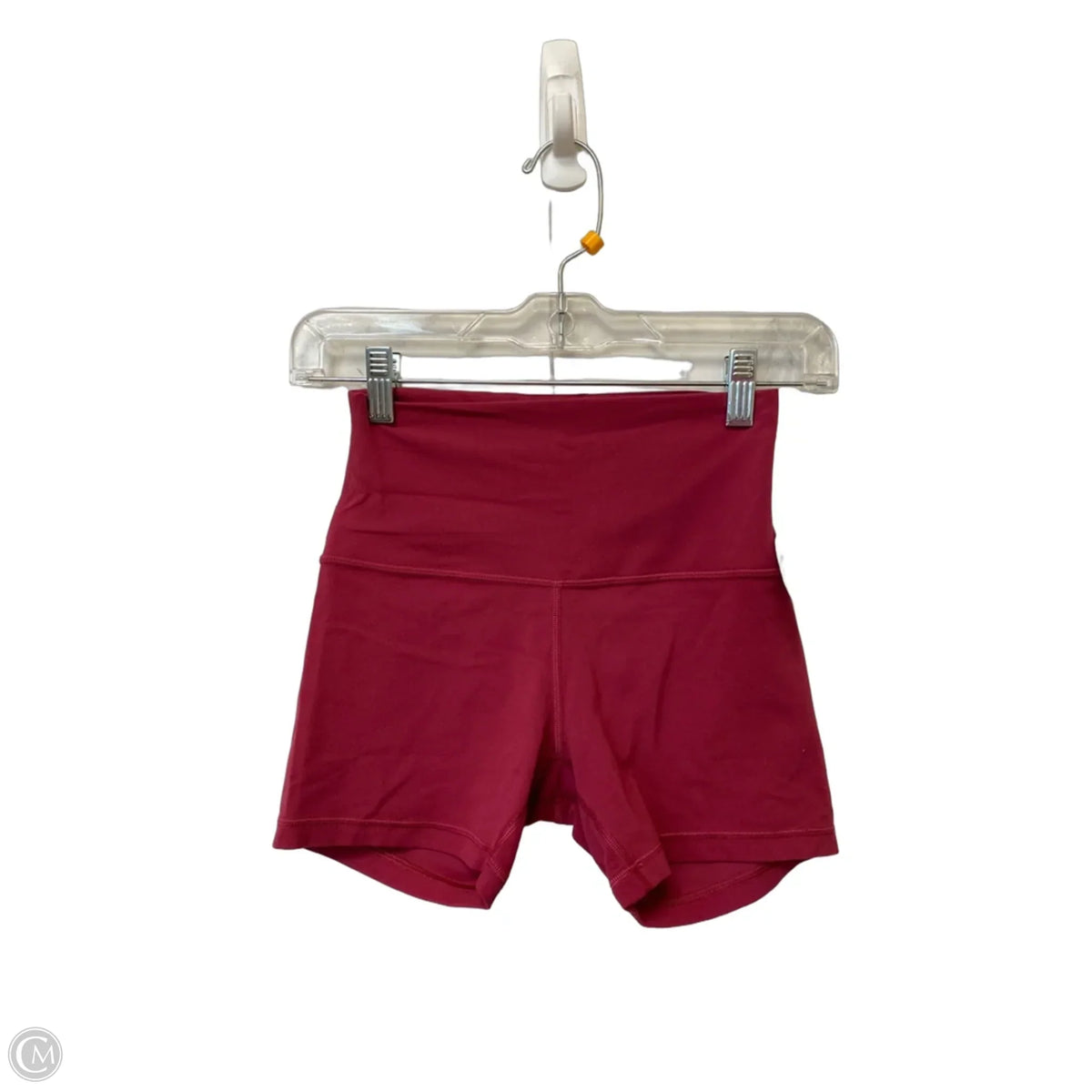 Athletic Shorts By Lululemon In Pink, Size: 2