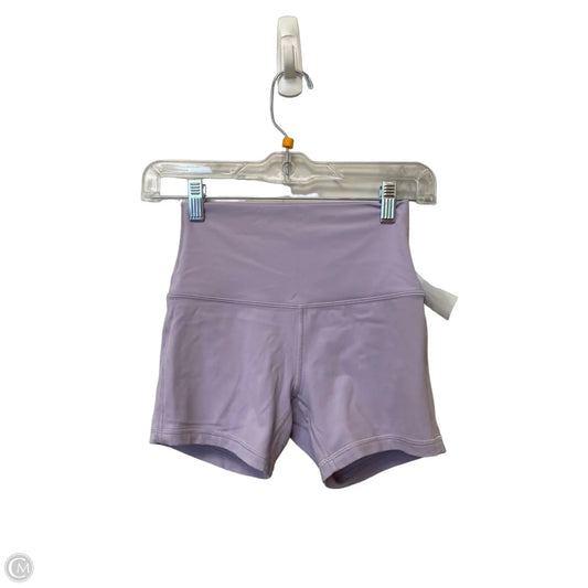 Athletic Shorts By Lululemon In Purple, Size: 2