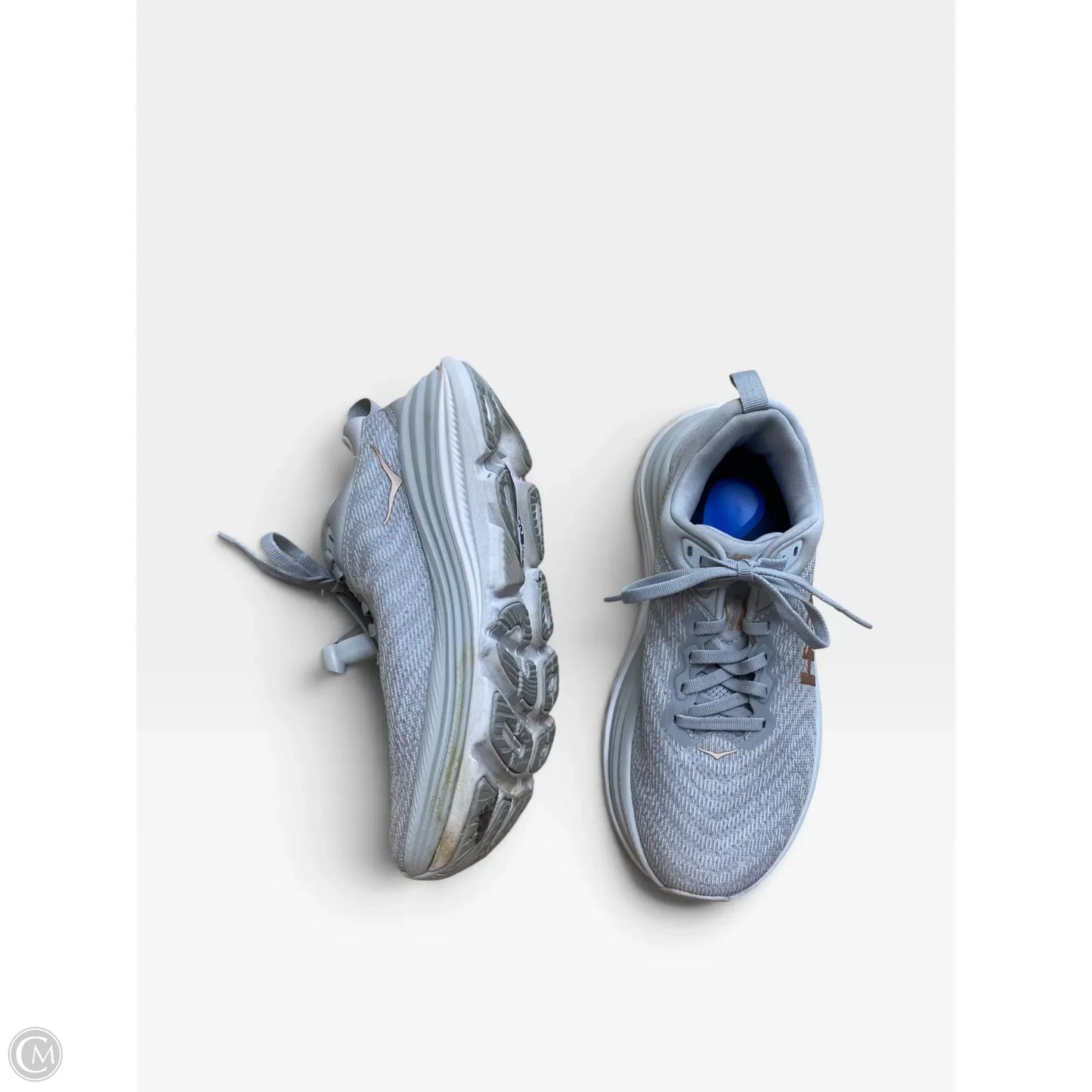 Shoes Athletic By Hoka In Grey, Size: 5