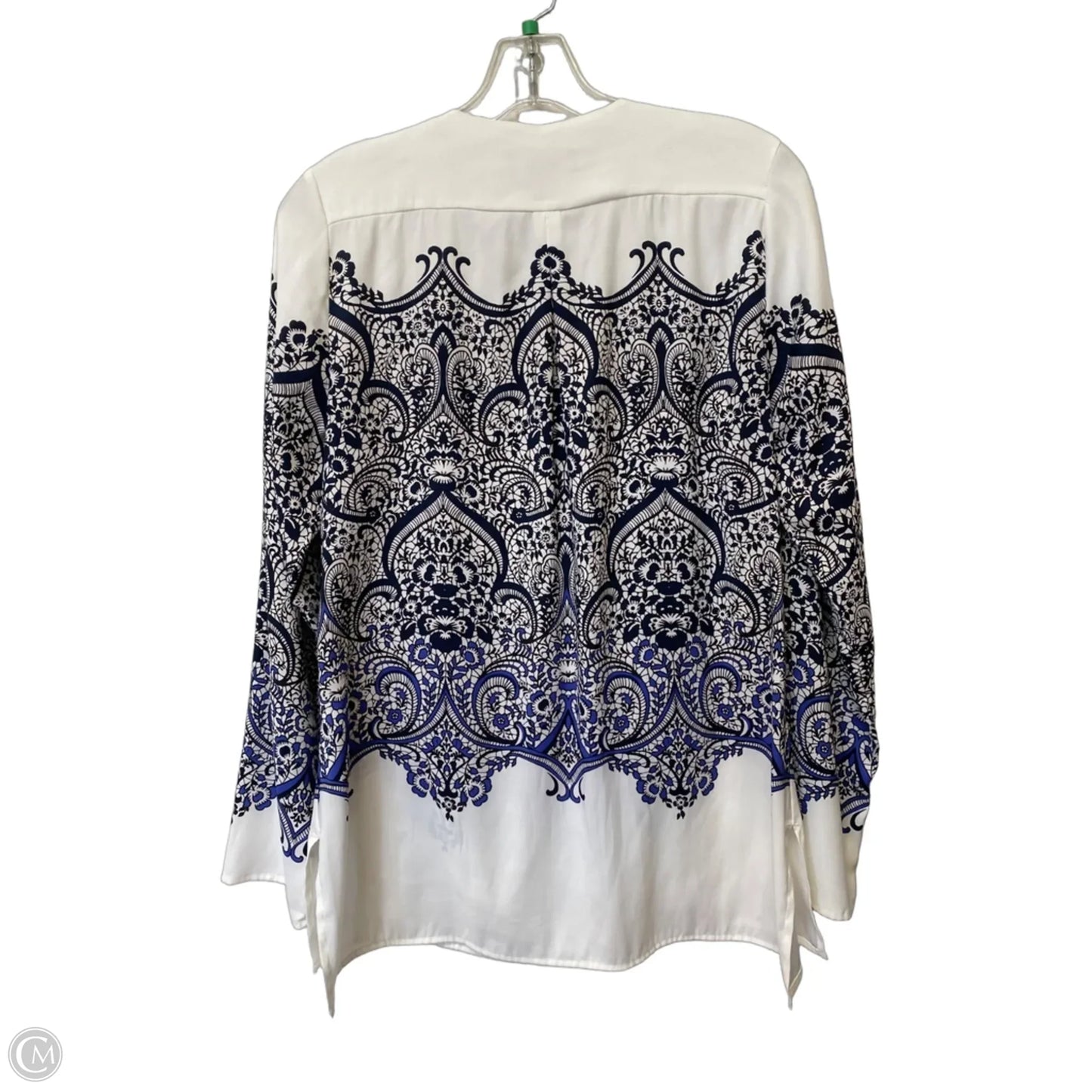 Top Long Sleeve By White House Black Market In White, Size: 6