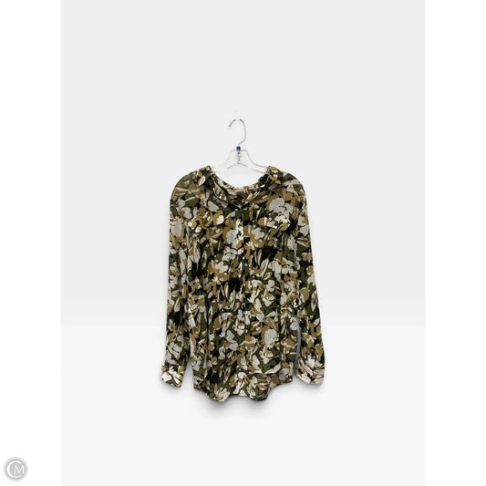 Top Long Sleeve By Chicos In Green, Size: 2