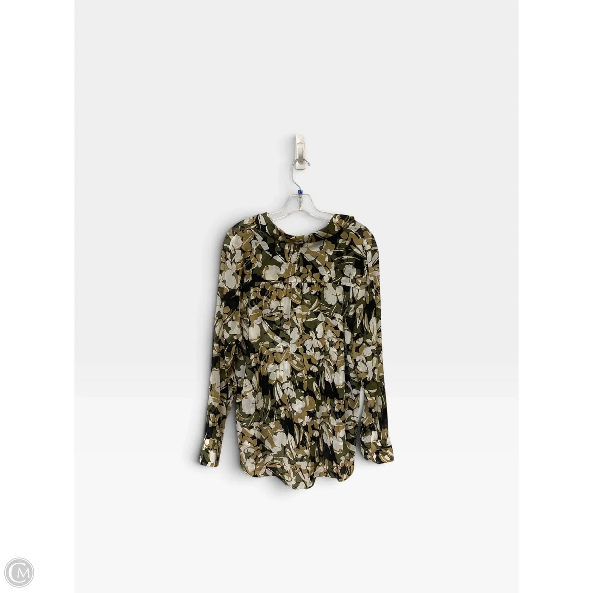Top Long Sleeve By Chicos In Green, Size: 2