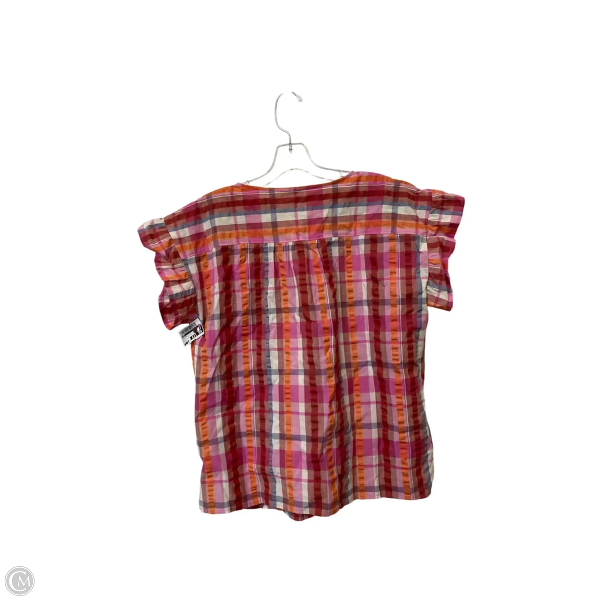 Top Short Sleeve By Loft In Pink, Size: M
