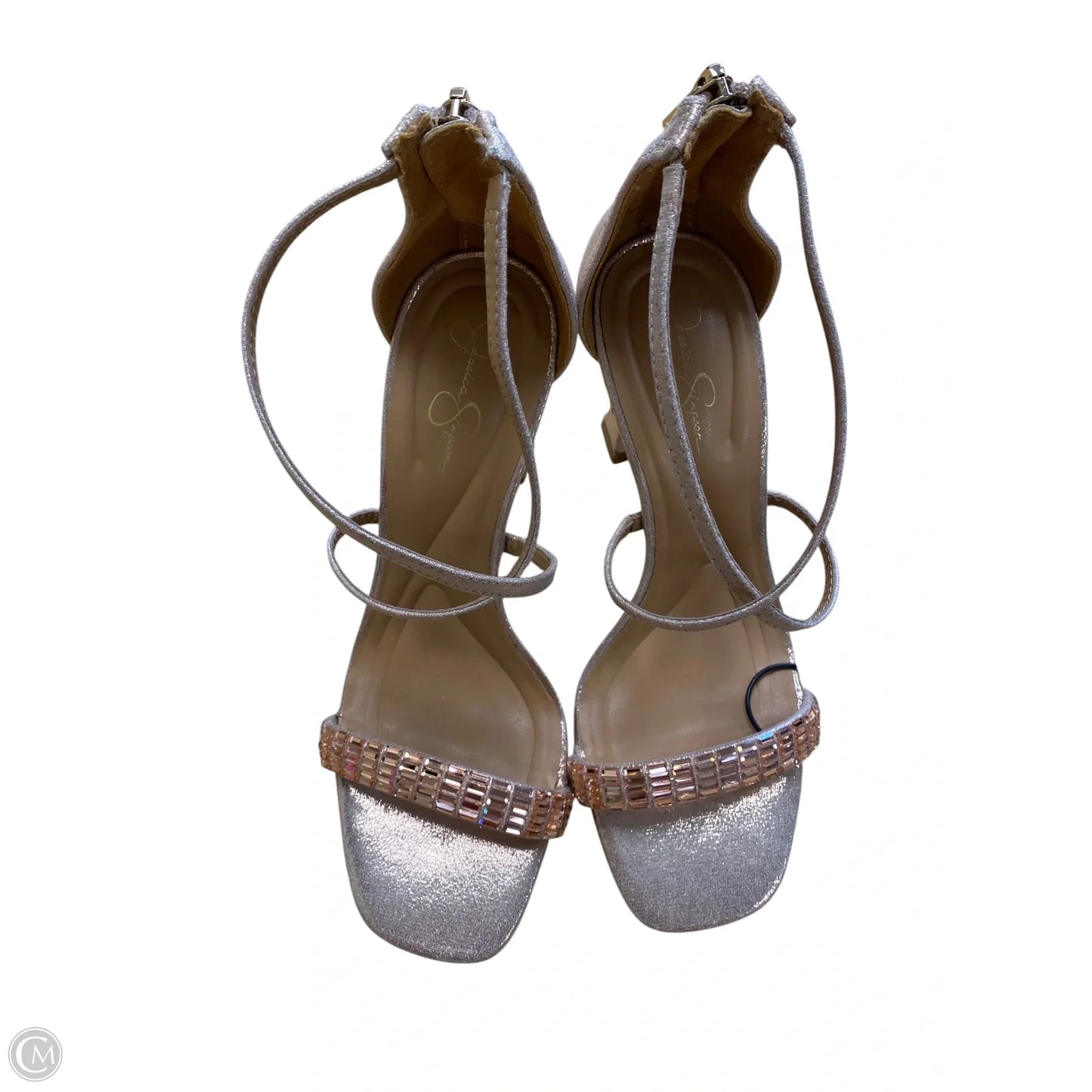 Shoes Heels Platform By Jessica Simpson In Gold, Size: 7