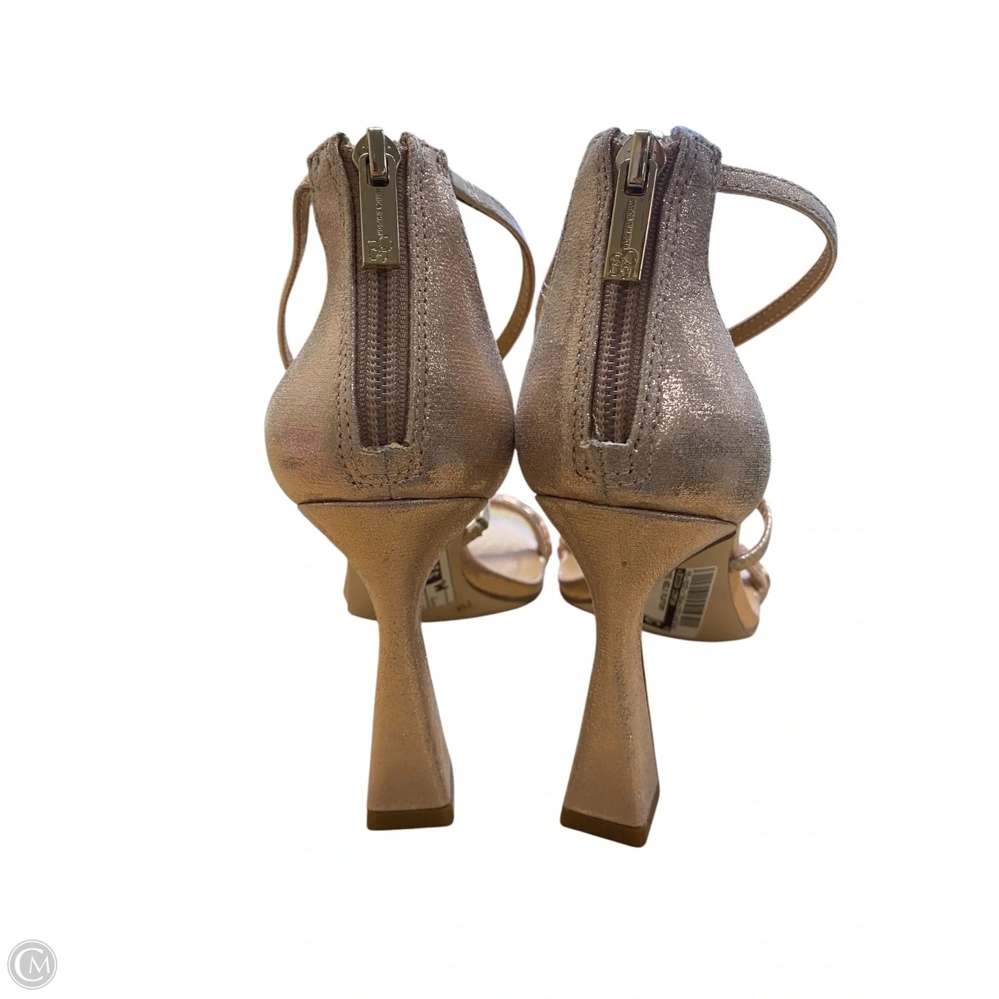 Shoes Heels Platform By Jessica Simpson In Gold, Size: 7