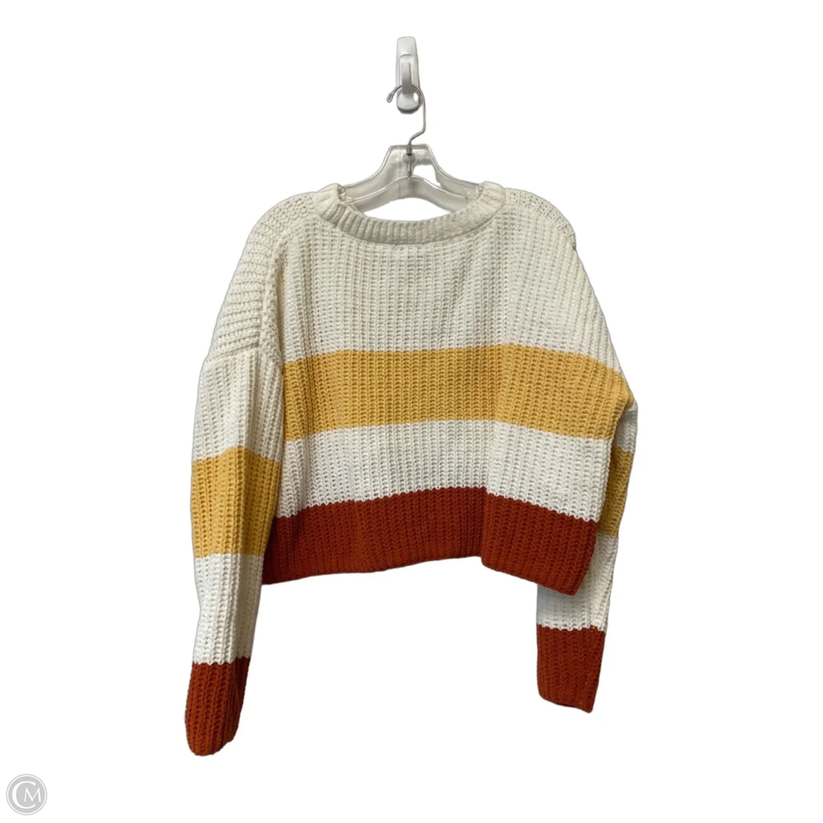 Sweater By Miami In Striped Pattern, Size: S