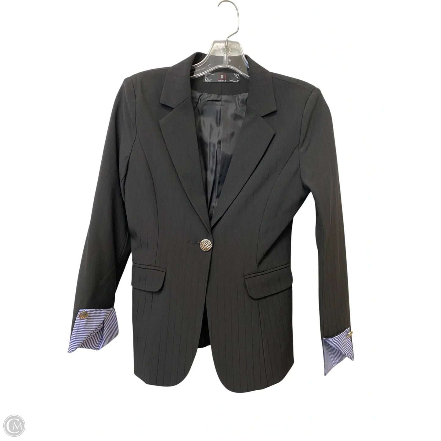 Blazer By Clothes Mentor In Black, Size: 2