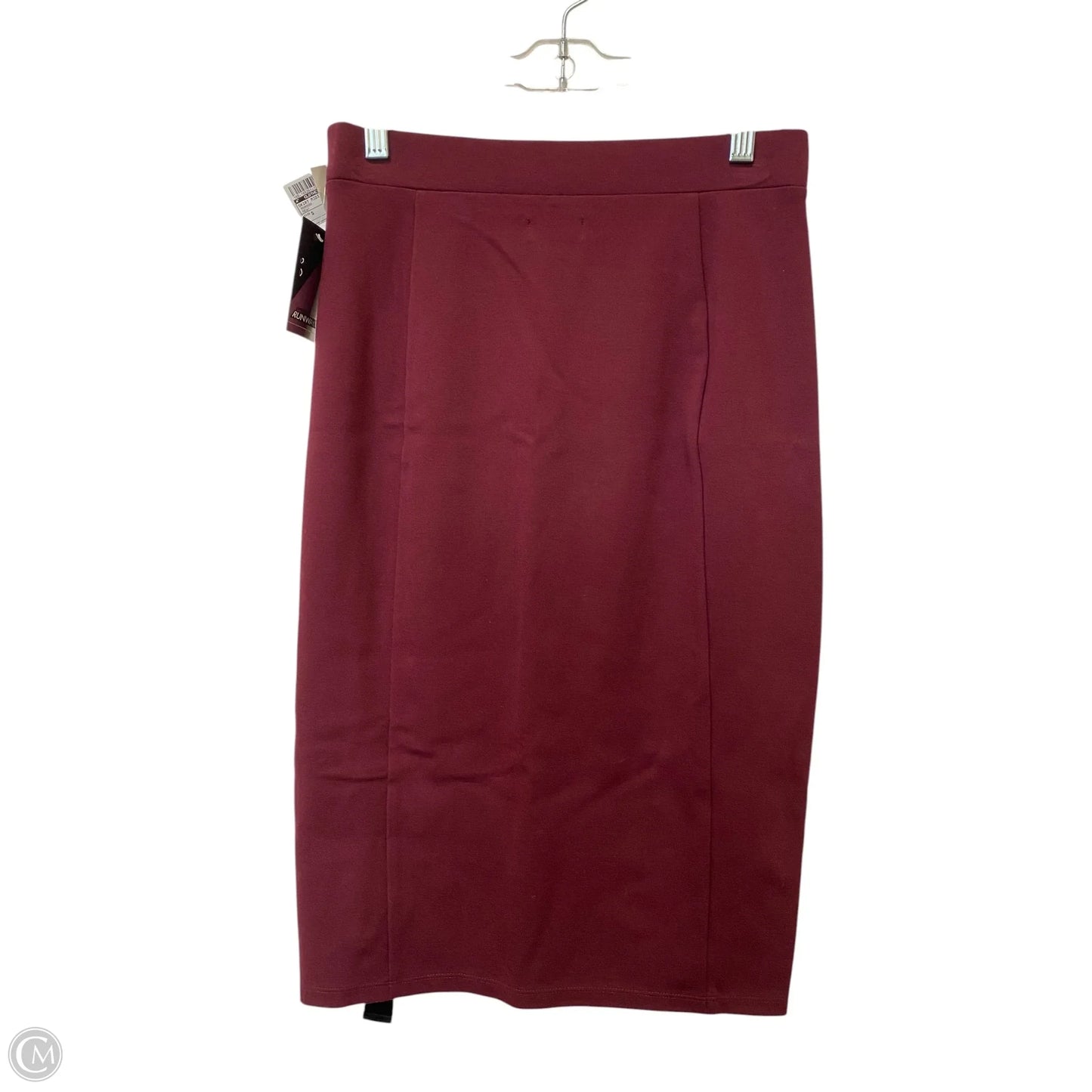 Skirt Midi By Clothes Mentor In Maroon, Size: S