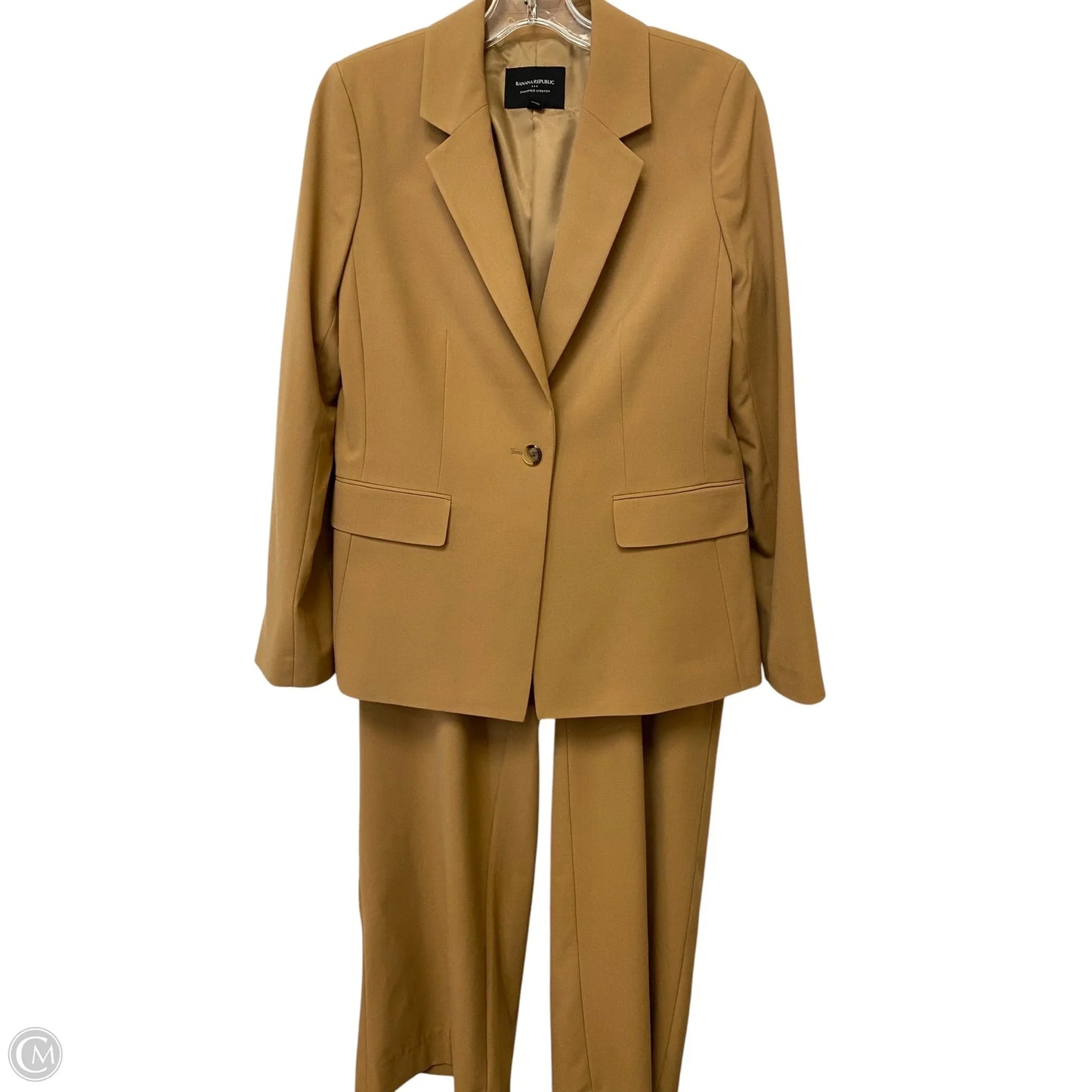 Top 2pc Long Sleeve By Banana Republic In Brown, Size: 6