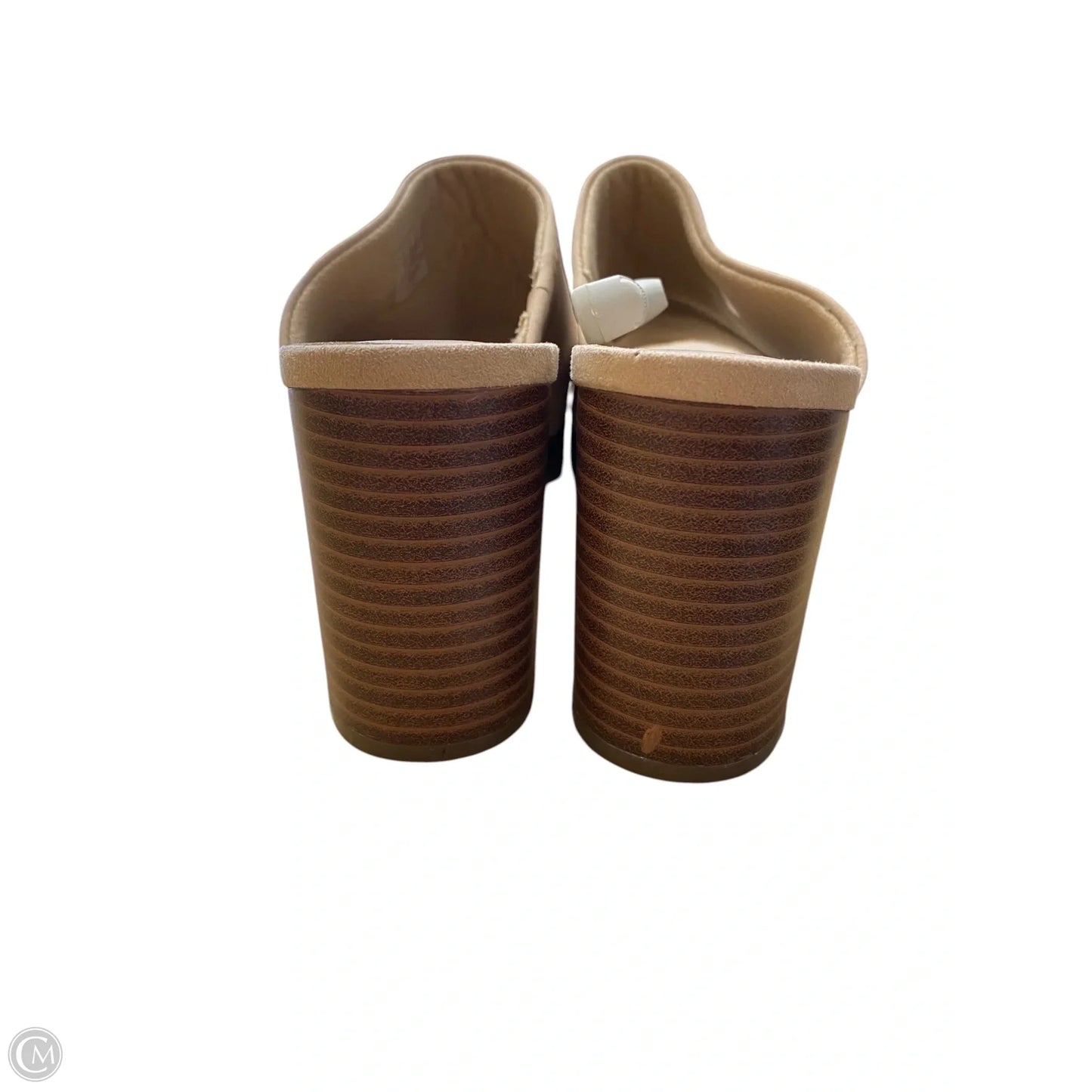 Shoes Heels Block By Classic Collection In Cream, Size: 9