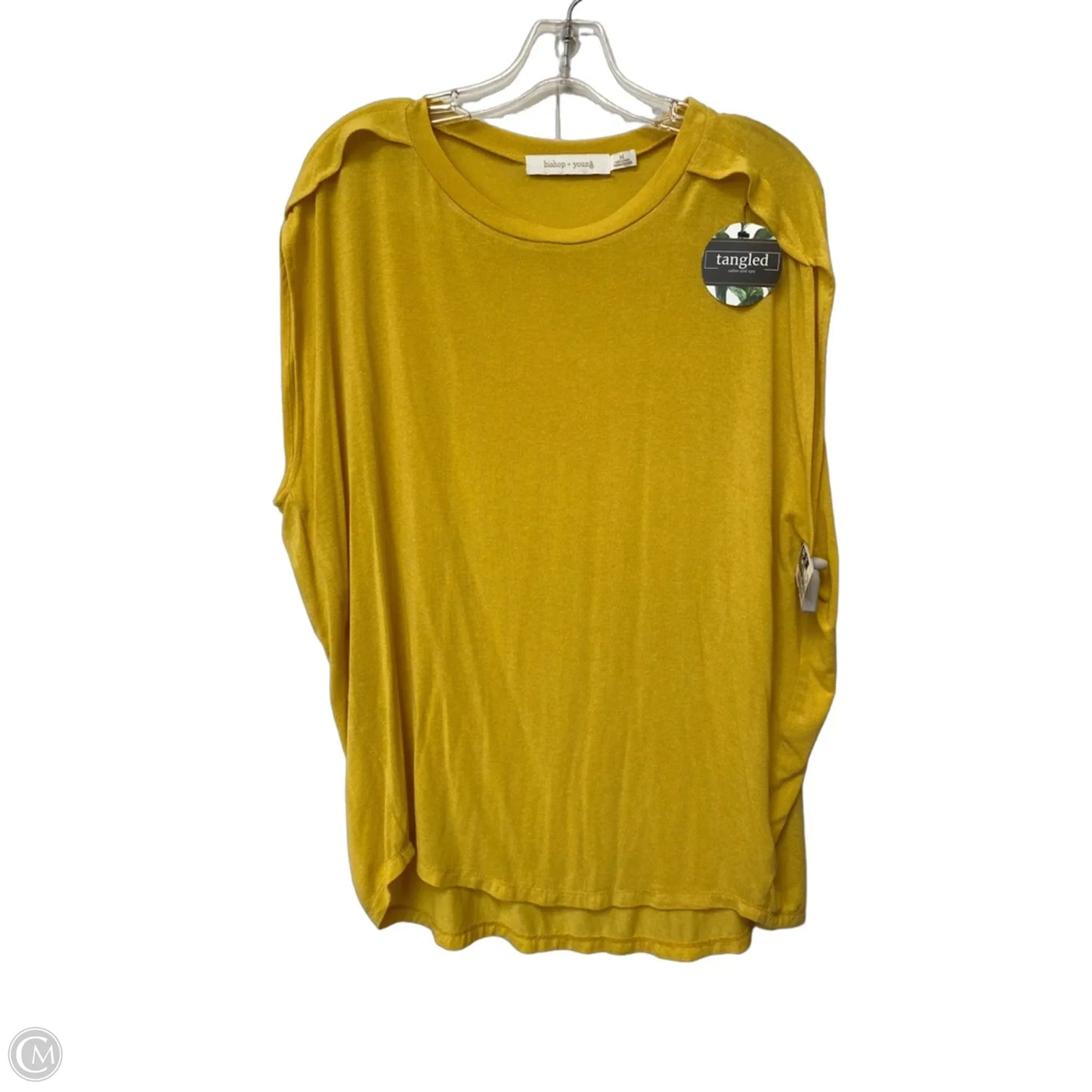 Top Sleeveless Basic By Bishop + Young In Yellow, Size: M